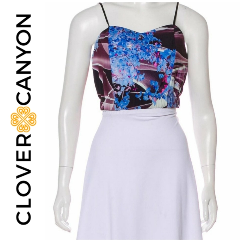 Clover Canyon crop top NWOT